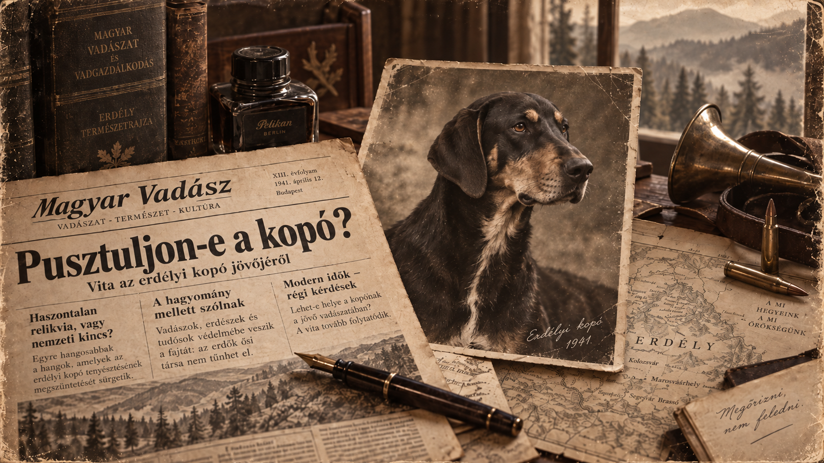 Kiirtandó dúvad vagy megőrzendő érték? II. – Az 1941-es kopóvita és az erdélyi kopó megmentésének ügye